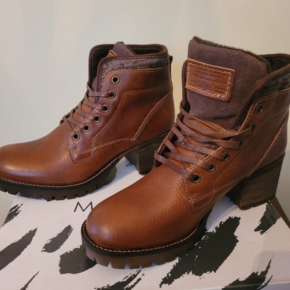 Madison black & Cognac booties price for each - Picture 3 of 4